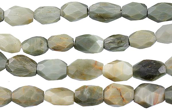Faceted Cat's Eye Ovals