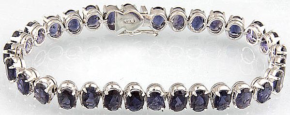 Faceted Sapphire Bracelet
