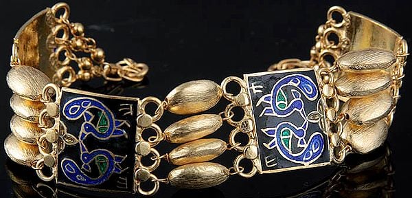 Meenakari Gold Plated Bracelet
