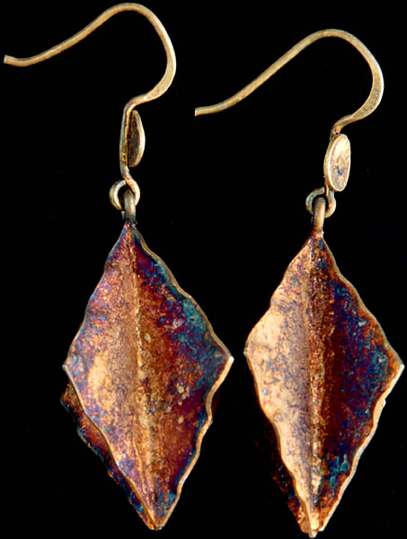 Antiquated Gold Plated Earrings