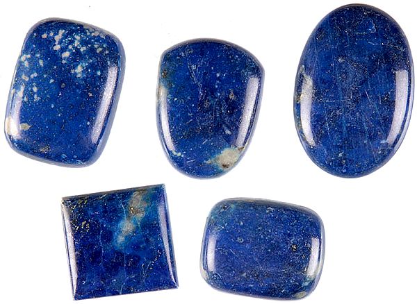 Lot of Five Lapis Lazuli Cabochons