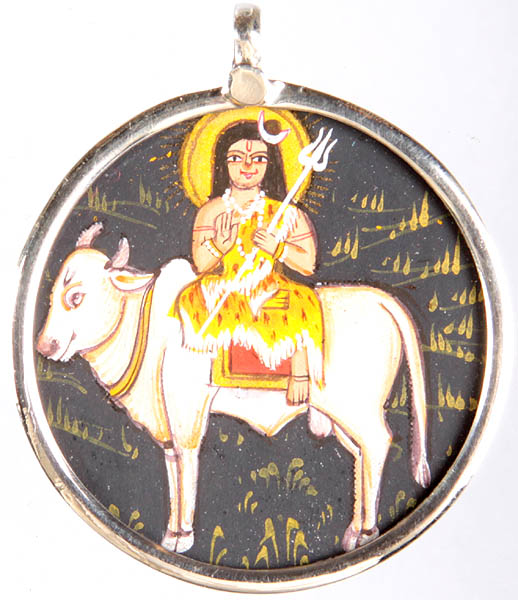 Lord Shiva on Nandi (Pendant)
