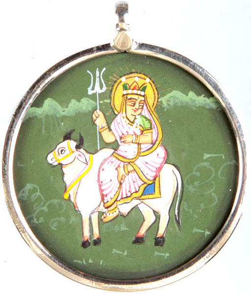Goddess Shailaputri (Navadurga) Pendant