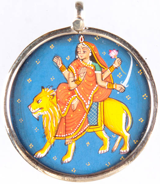 Goddess Katyayani  Pendant