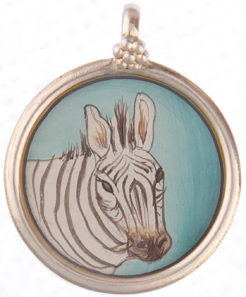 Zebra Pendant