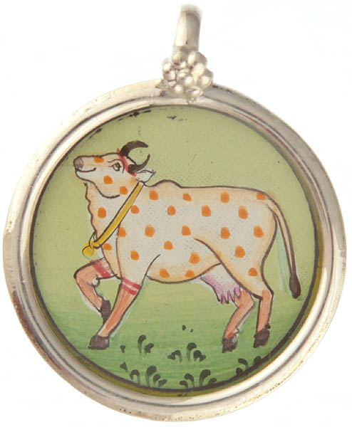 Krishna's Cow Pendant