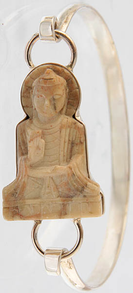Blessing Buddha (Carved in Stone) Bracelet