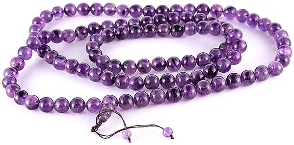 Amethyst Mala (Rosary)  of 108 Beads for Chanting