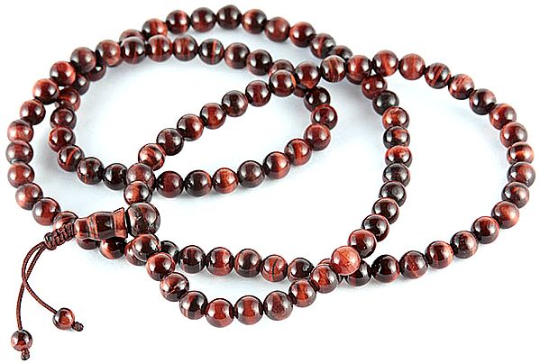 Iron Tiger Eye Rosary of 108 Beads for Chanting