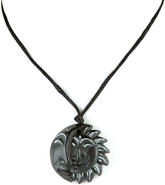 Sun and Moon Cord Necklace