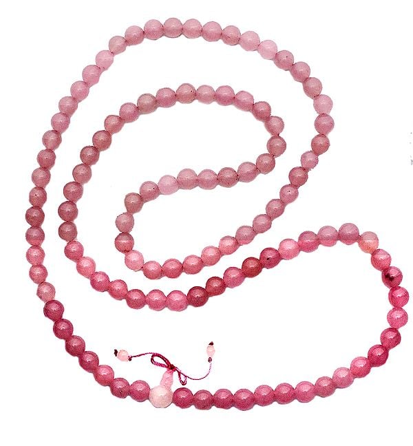 Rose Opal Mala (Rosary) of 108 Beads for Chanting