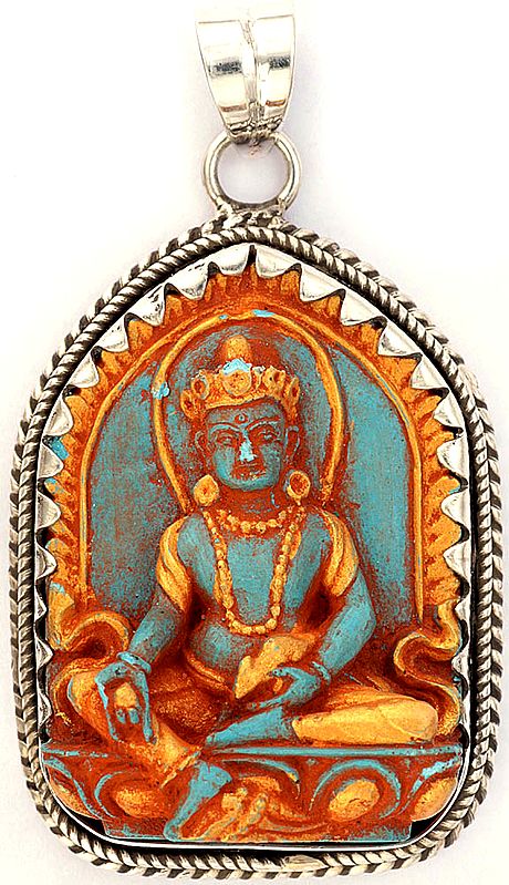 Kubera (Vaishravana) Pendant (Carved in Stone)