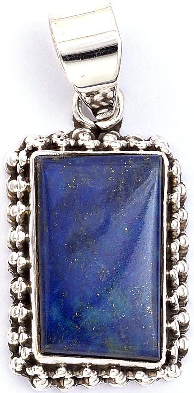 Lapis Lazuli Rectangular Pendant