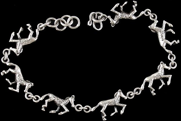 Sterling Horse Bracelet