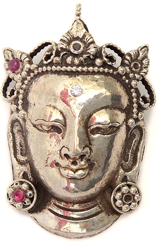 Goddess Crown Tara Head Pendant