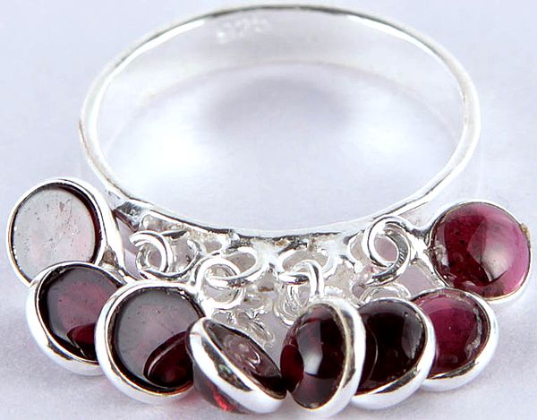 Garnet Bunch Ring