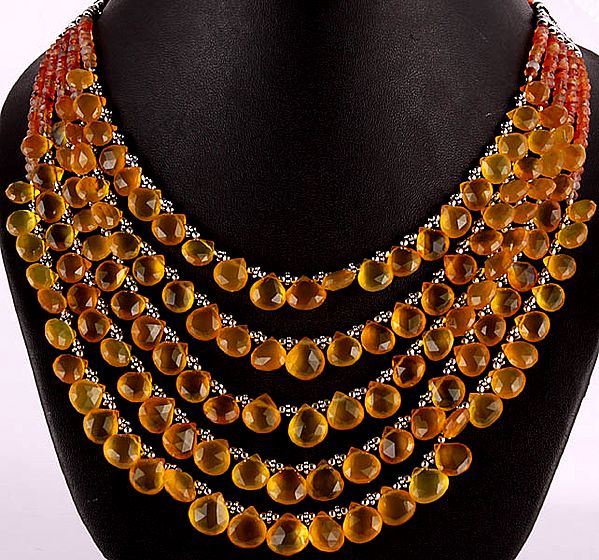 Faceted Citrine Marvel Necklace