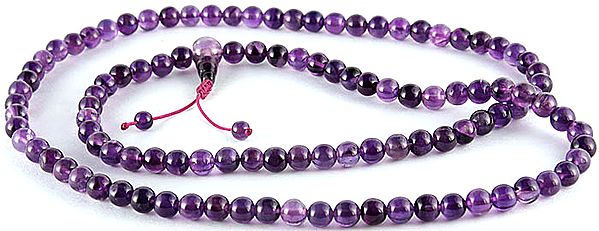 Amethyst Mala (Rosary) of 108 Beads for Chanting