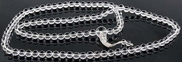 Crystal Rosary of 108 Beads for Chanting