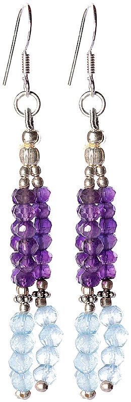 Amethyst and Blue Topaz Showers