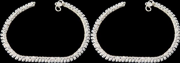 Silver Anklets (Price Per Pair)