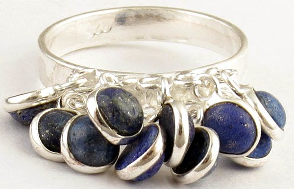 Lapis Lazuli Bunch Ring