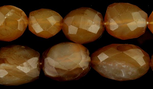 Faceted Yellow Chalcedony Tumbles