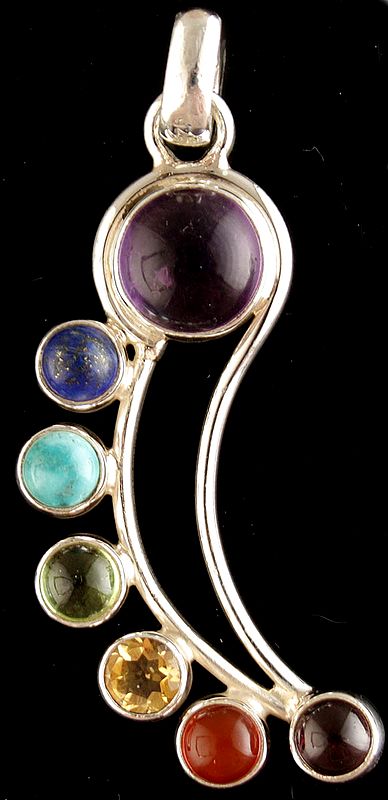 Gemstone Pendant (Amethyst, Lapis Lazuli, Turqoise, Green Onyx, Citrine, Carnelian, Garnet)