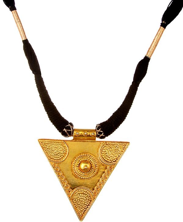 Yoni Necklace with Black Cord