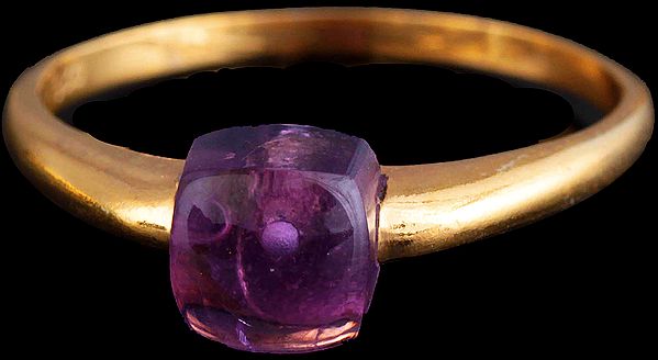 Amethyst Gold Plated Ring
