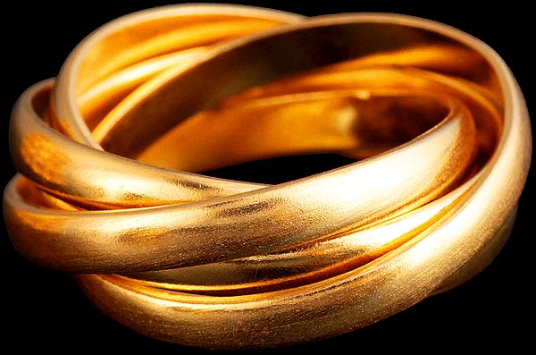 Ring Made of Rings (Gold Plated)