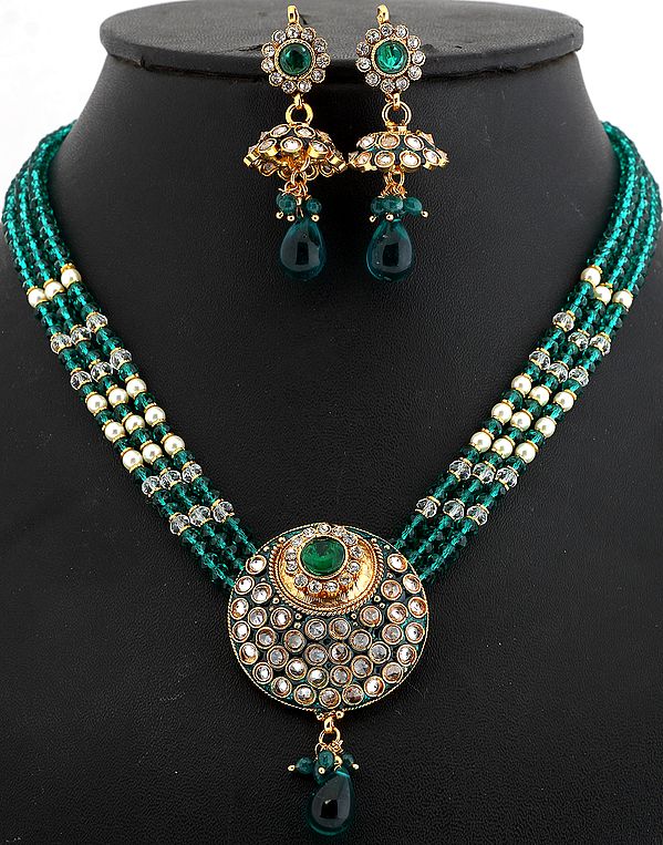 Baltic-Green Necklace Set