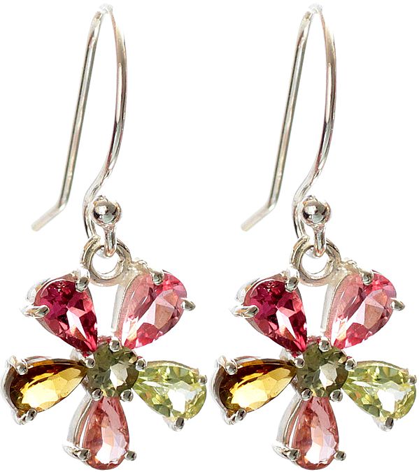Faceted Tourmaline Earrings