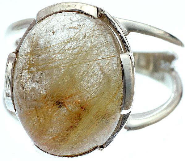 Rutilated Quartz Ring