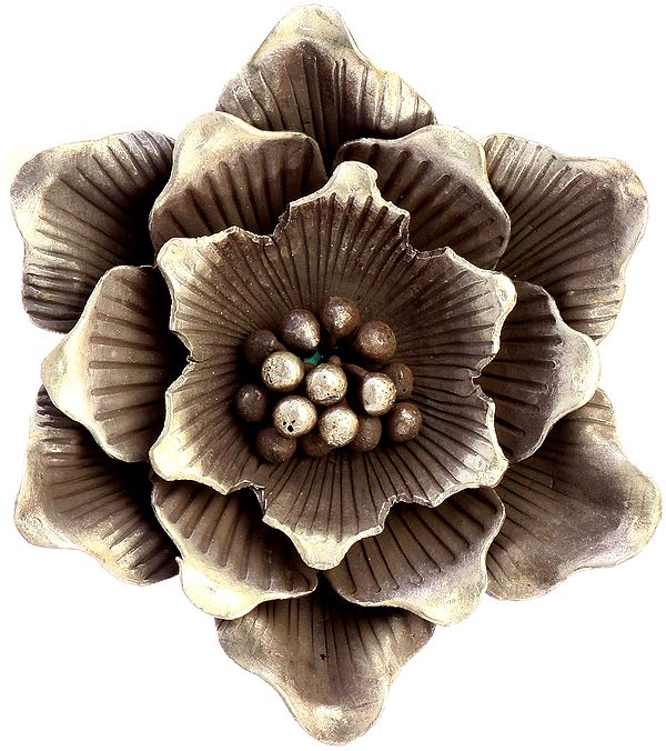 Sterling Blooming Flower Pendant