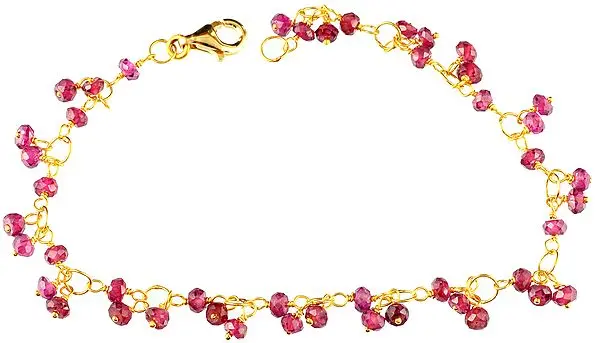 Faceted Garnet Bracelet