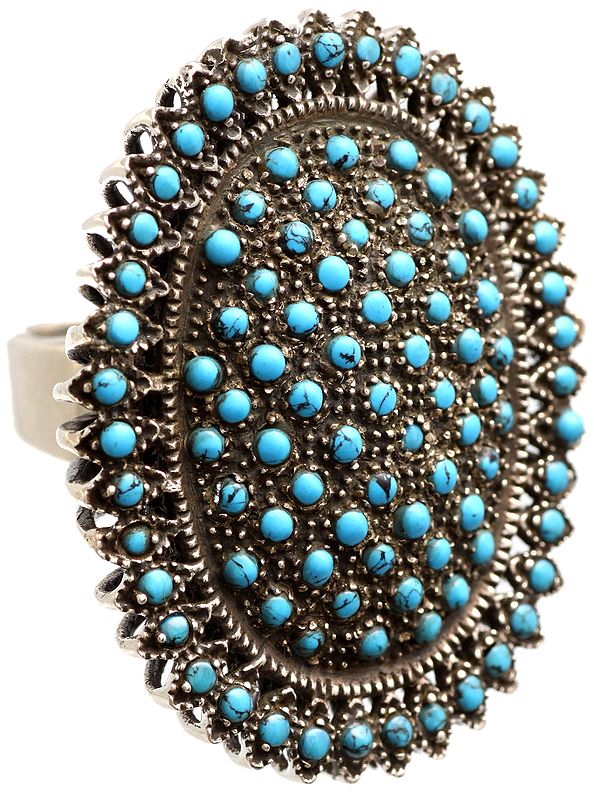 Super Large Turquoise Ring