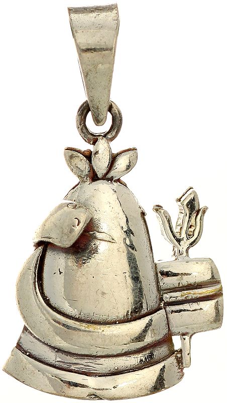 Shiva Linga Pendant with Trident and Serpent