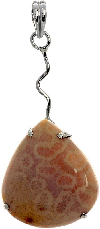 Agate Pear Pendant