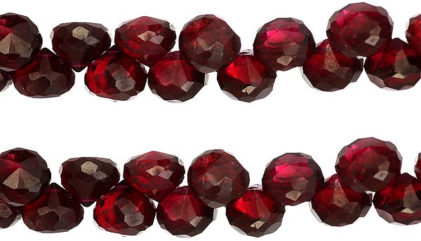 Faceted Garnet Onions