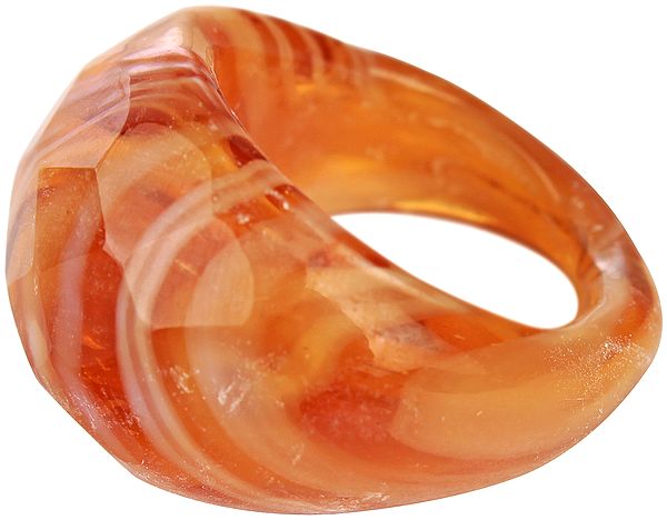 Rust Glass Ring