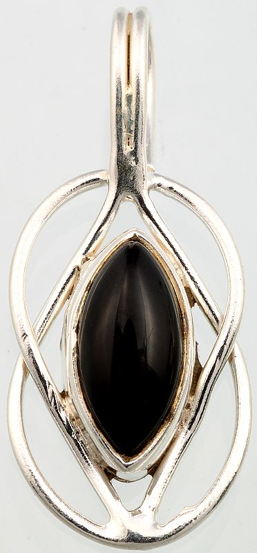 Black Onyx Marquis Small Pendant