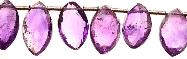 Faceted Amethyst Marquis