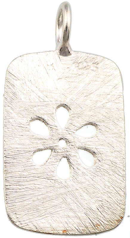 Frosted Sterling Pendant