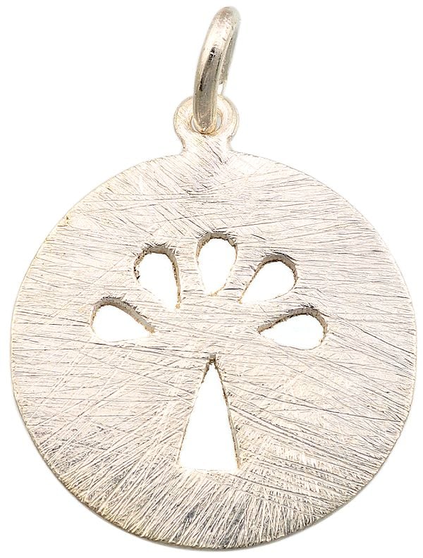 Frosted Sterling Tree of Life Pendant