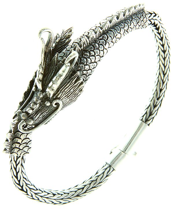 Sterling Dragon Bracelet