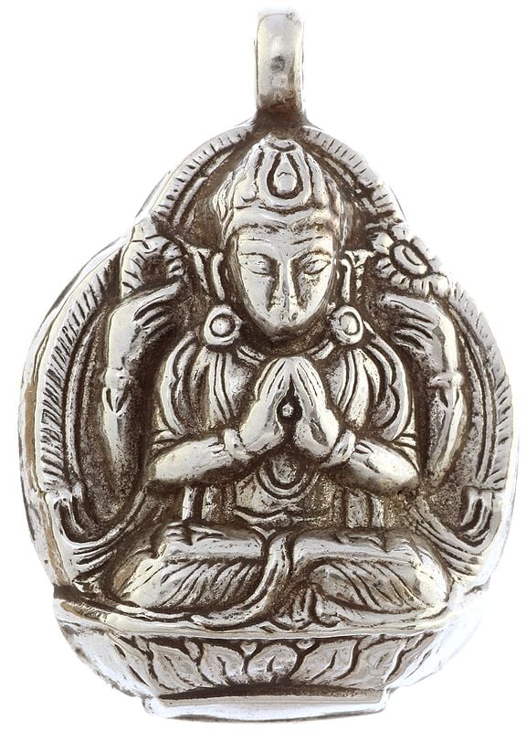 Chenrezig (Shadakshari Avalokiteshvara) Pendant