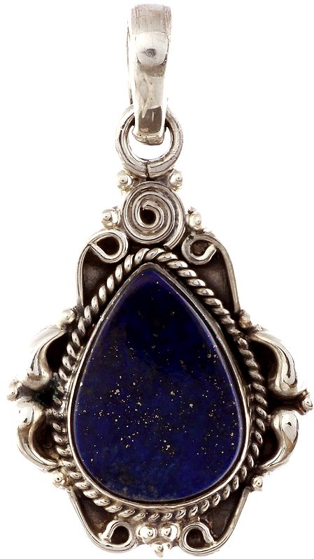Lapis Lazuli Pear-Shape Pendant