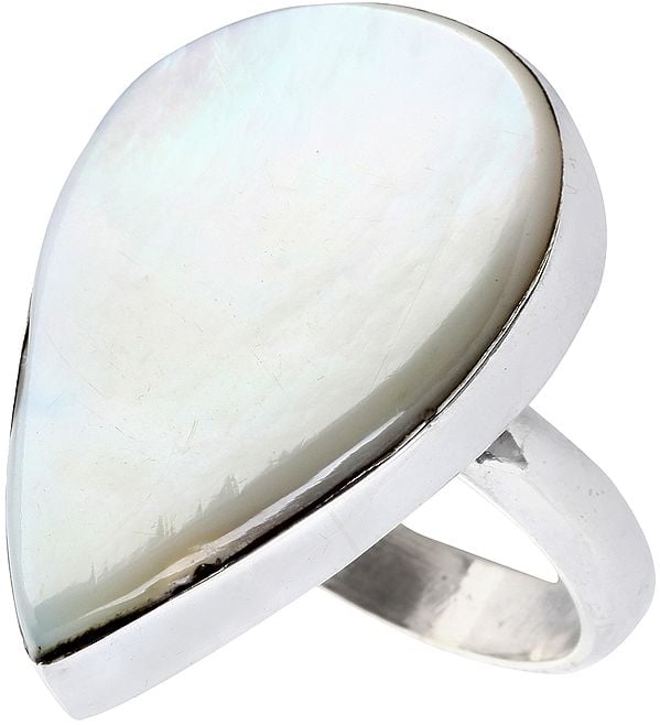 MOP (Shell) Pear-Shaped Ring