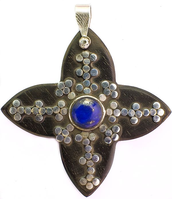 Lapis Lazuli Cross Pendant